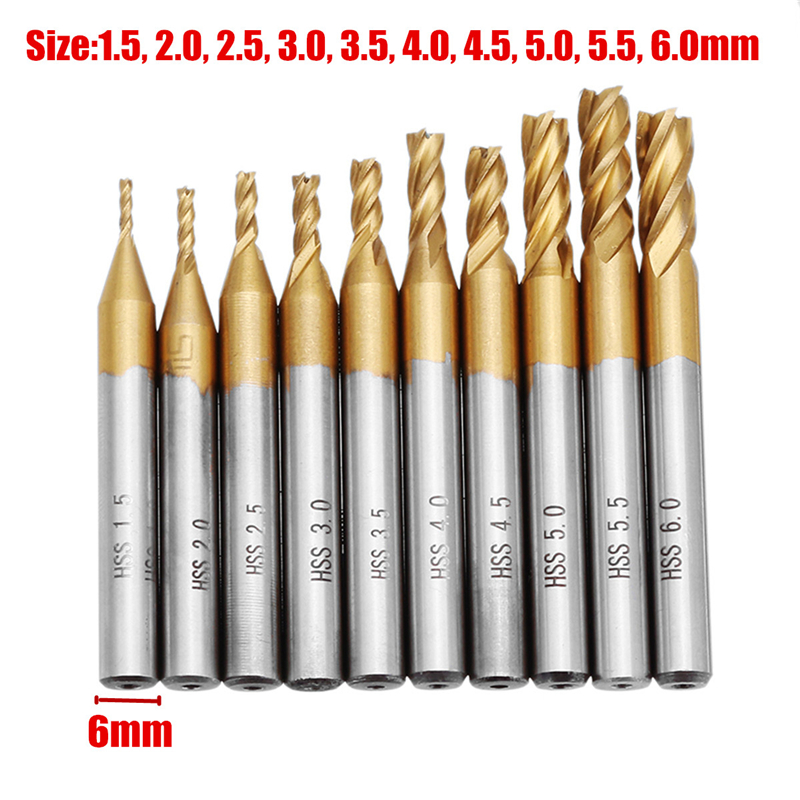 4 Flutes Milling Cutters HSS T - Diy Cnc Router Electronics 评论和价格